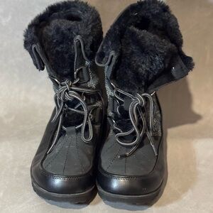 JBU by Jambu Northgate Waterproof Black Faux Fur Winter Boots Women’s 7.5M